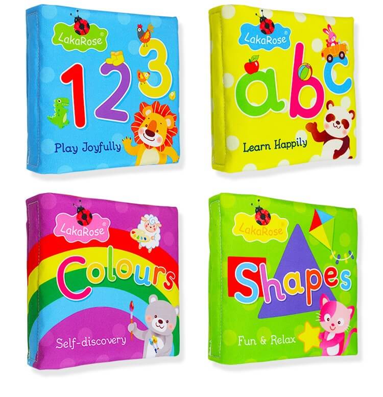4-in-1 First Learning Cloth Book Set For your Baby