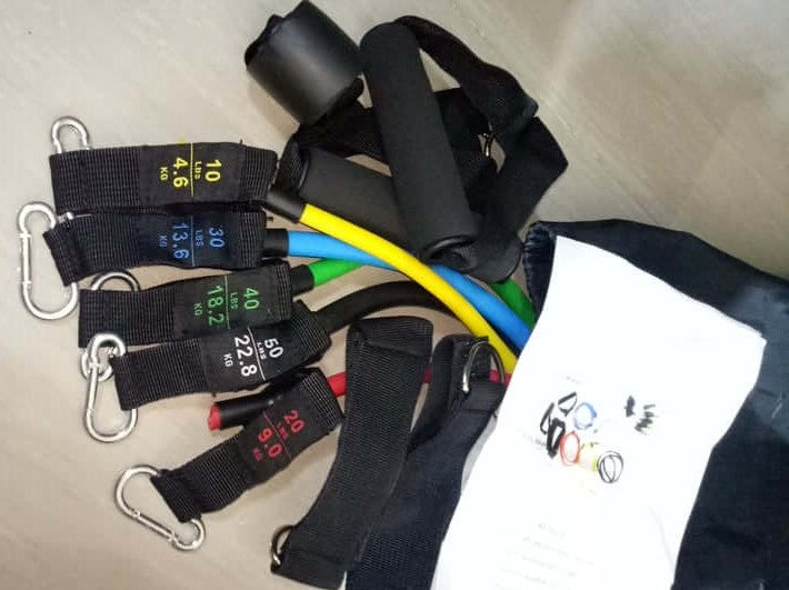 POWER BAND SET WITH FREE ABS ROLLER 11.11 PROMO