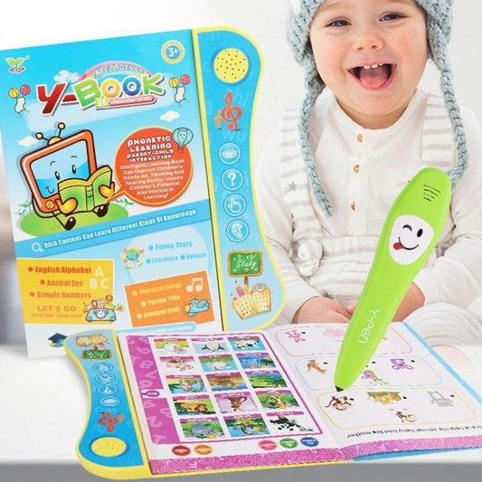 Y-BOOK Pronunciation Speaking Learning Book with Pen for Kids (Battery-operated)