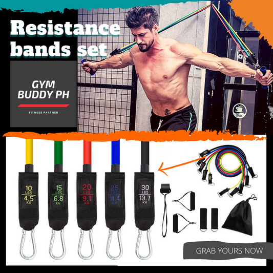 POWER BAND SET WITH FREE ABS ROLLER 11.11 PROMO